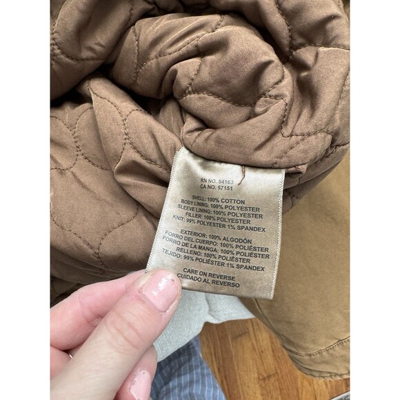 Levi's Quilted 4 Pocket Canvas Jacket Heavyweight Chore Barn Large - Picture 6 of 6